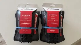 11a00776 Vittoria Syerra Tire Set 2 - 29 X 2.4 Tubeless Folding Black/brown 4c Trail Tnt