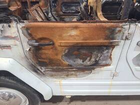 Volkswagen 120-52155r Passenger Right Front Door Fits 73-75 Thing 650292
