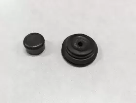Volkswagen 171 857 517a Vw Jetta Golf Mk1 Mk2 Mirror Adjustment Boot Grommet / Knob Cap Cover Oem