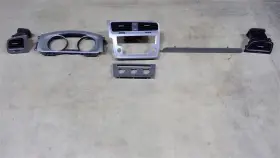 251-67460 Volkswagen Set W Silver Dash Trims Bezel Center And Left Front Vents Fit 15-19 Golf 90076