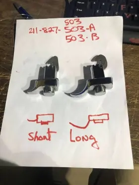 Volkswagen 503a/b Classic Vw Early T2 Camper Chrome Boot Push Button Catch # 211 827