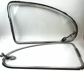 Pop65bg Volkswagen Vw Bug T1 65-77 Beetle Pop Out Window Set Genuine Clean Nice