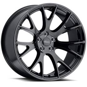 Voxx 810034823434 New Replica Cat 20x10.5 Custom Wheel / Rim 5-115mm Split 7-spoke Gloss Black