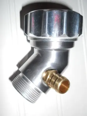 7904 Vw Bug Bus Vented Vertical Oil Filler Tube Grooved Cap Sand Rail Thing Window 23