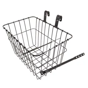 135bl Wald Grocery Bike Basket - Black