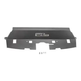 Wcf100546-br Wehrli 13-18 Cummins Fabricated Aluminum Radiator Cover - Bengal Red