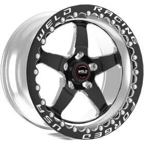 71hb7100c72f Weld S71 17x10 Black Beadlock Wheel 5x5 Bolt Pattern 7.2in Backspacing