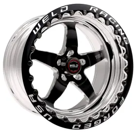 71hb7110b77f Weld S71 17x11 / Fits 5x4.75 Bp 7.7 Inch Bs Black Wheel High Pad -