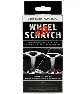 Ws00819 Wheel Scratch Fix Rim Touch Up Paint Kit Light Silver Car Repair