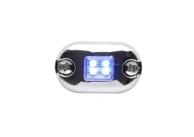 0sc0edcr Whelen Engineering - Oval Illumination Wht Chrome