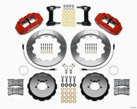 140-12870-r Wilwood Narrow Superlite 6r Front Hat Kit Fits 12.88in Red 2012-up Toyota /