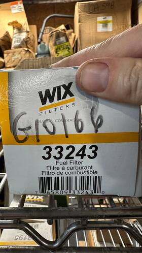 Wix 33243 Fuel Filter Pack Of 6 Nos