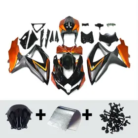 Dxfyimo0808 Wynmoto Fwk8-84m #dxfyimo0808 Grey Orange Fairing Kit For Suzuki Gsxr600 Gsxr750 2008 2009 2010 K8 Fairings