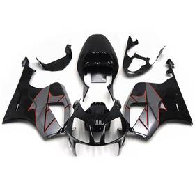Wynmoto Fwvtr10002000-16 #dxfyimo0808 Abs Fairing Kit For Honda Vtr1000 2000 - 2006 01 02 03 04 05 Bodywork Grey Black