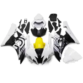R62006-54 Wynmoto #spscnfwu White Black Fairing Kit For Yamaha Yzf600 R6 2006 2007 Yzf-r6 06 07 Abs Bodywork
