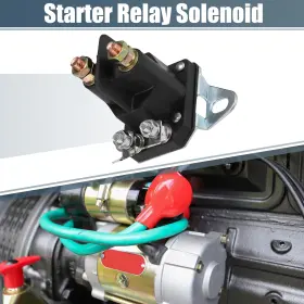 X Autohaux 745060597021 12v Starter Solenoid Switch Relay Intermittent Duty For Gravely 4 Terminals
