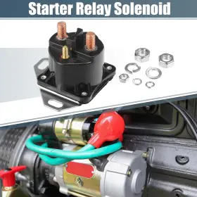 Sw1951c X Autohaux Sw1951/sw1951c 12v Car Starter Solenoid Switch Relay Intermittent Duty For Ford 3 Terminals