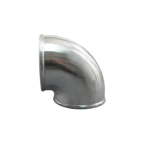 Xs-power 1061107002172 Huge 90 4 Inch Cast Aluminum Elbow Degree Pipe Tube Polished Turbo Boost