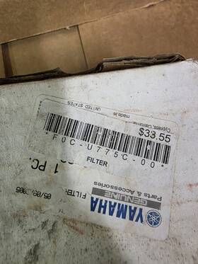 Yamaha 006-509 1100 - 1200 Wsm Fuel Filter Oil New F0c-u775c-00
