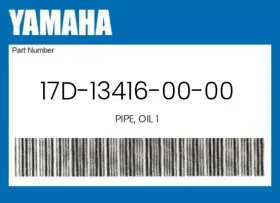 17d-13416-00-00 Yamaha Genuine Pipe Oil 1 -