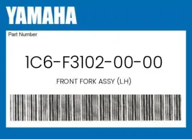 1c6-f3102-00-00 Yamaha Genuine Front Fork Assy L.h -