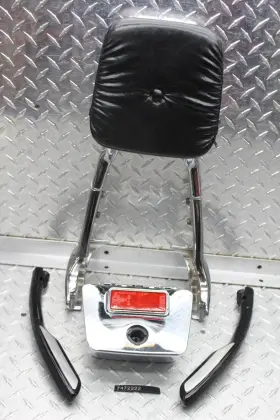 1rm-2164j-00-00 Yamaha 1996 Virago 750 Xv750 Back Rest Sissy Bar With Storage Box