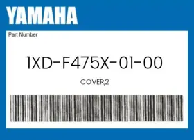 1xd-f475x-01-00 Yamaha Genuine Cover 2 -