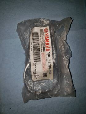 Yamaha 5be-14788-00 New Genuine Band Silencer Exhaust Muffler Yfz450r 2023