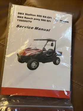Yinxiang Yx600utv Bms Stallion 600 Rx-efi Ranch Pony Efi Service Manual