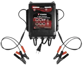 1202262 Yuasa 2-amp Dual Bank Automatic Battery Charger -