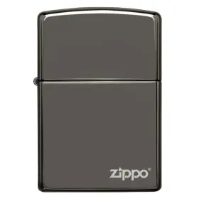 R-150zl Zippo Windproof Lighter Black Ice Finish With Logoclassic Case
