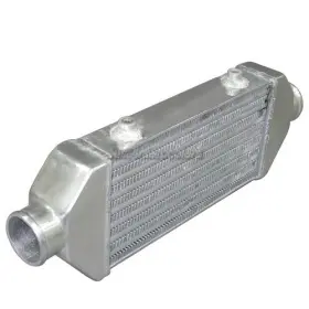 Zivici 1023109001205 Aluminum Turbo Front Mount Universal Intercooler Overall Size 18.5x6.6x2.7 Inch
