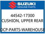 Suzuki Oem Part 44542-17300 Cushion,upper Rear New. Price: $7.73.