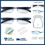 2 Pcs Focus Glasses, Self Adjusting Vision Anti-blue Automatic Smart New. Price: $15.12.