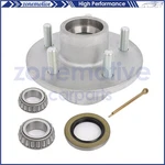 Bearings With Trailer Galvanized Hub On 4.5" For 3500 Lbs Axle 44649 68149 New. Price: $51.36.