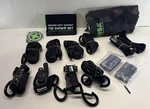 Rhino Usa Ratchet Tie Down Straps 1823LB Max Break Strength - 4 Pieces Black Open. Price: $38.99.
