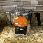 Gsi Sports Glacier Stainless 6 Cup Perc Coffee Pot - New. Price: $25.98.