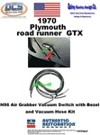 1970 Road Runner Gtx Air Grabber Vacuum Hose Switch Bezel 2947776 2947777 Kit Remanufactured. Price: $259.99.