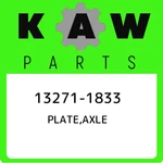 13271-1833 Kawasaki Plate,axle 132711833, New Genuine Oem Part. Price: $17.71.