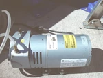 Gast 0523-V350Q-G588DX Vacuum Pump, 26 Hg, 4.2CFM, Working 100% Obo Used. Price: $308.00.