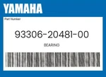 Yamaha Genuine Bearing 93306-20481-00 New. Price: $39.15.