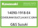 Kawasaki Oem Part 14090-1918-E4 Cover,ram Duct,lh,m.f New. Price: $55.31.