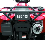 Quadboss Atv License Plate Kit - Black New. Price: $41.99.