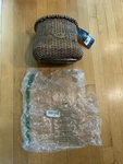 Nantucket Bike Basket Co Lightship Classic Stained Oval W/straps - Nos New. Price: $47.99.