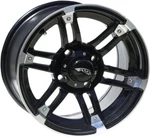 Ams Roll'n 104 Aluminum Front Wheel Machined Black 12X7 4/110 5+2 (2709-031AB) New. Price: $119.95.