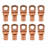 1/0 Awg Pure Copper Lugs Ring Terminals Connectors 3/8" Inch Size 10 Pack New. Price: $10.95.