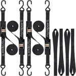 Ayaport Cam Buckle Tie Down Straps Feet 2200LBS 1X6&APOS; Black, New. Price: $34.68.