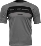 Thor Intense Assist Dart Short-sleeve Jersey For And E-mtb, Gray/black, New. Price: $44.95.