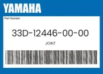 Yamaha Genuine Joint 33D-12446-00-00 New. Price: $45.88.