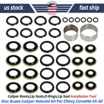 For 65-82 Corvette Disc Brake Caliper Rebuild Kit W/tool (4 Wheels Front & Rear) New. Price: $39.99.